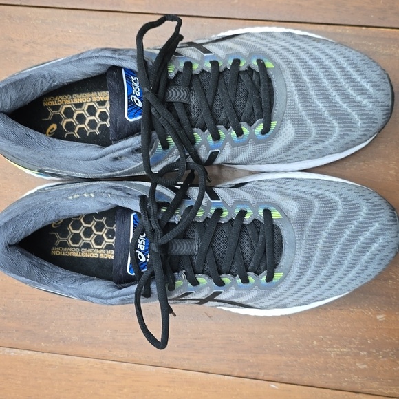 ASICS Shoes Men's 12 Gray Running Gel Nimbus - Picture 2 of 9